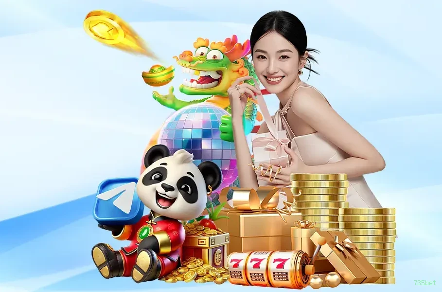 Imagem promocional da plataforma 735bet